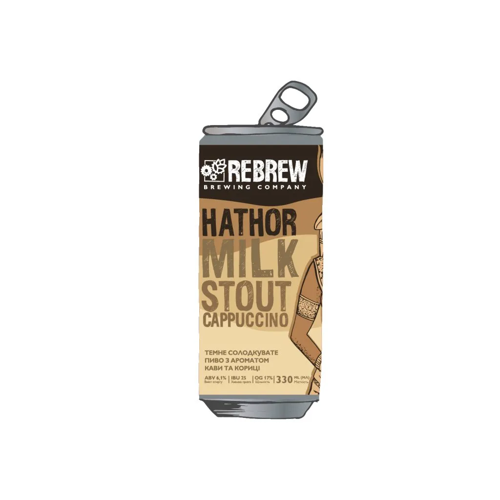[100002087] Hathor Cappuchino Milk Stout, 0.33л