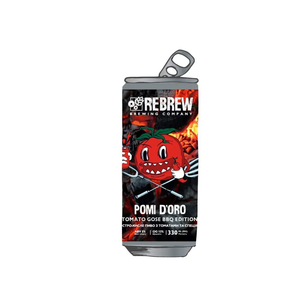 [100002095] Pomi D'Oro BBQ Edition Tomato Gose, 0.33л