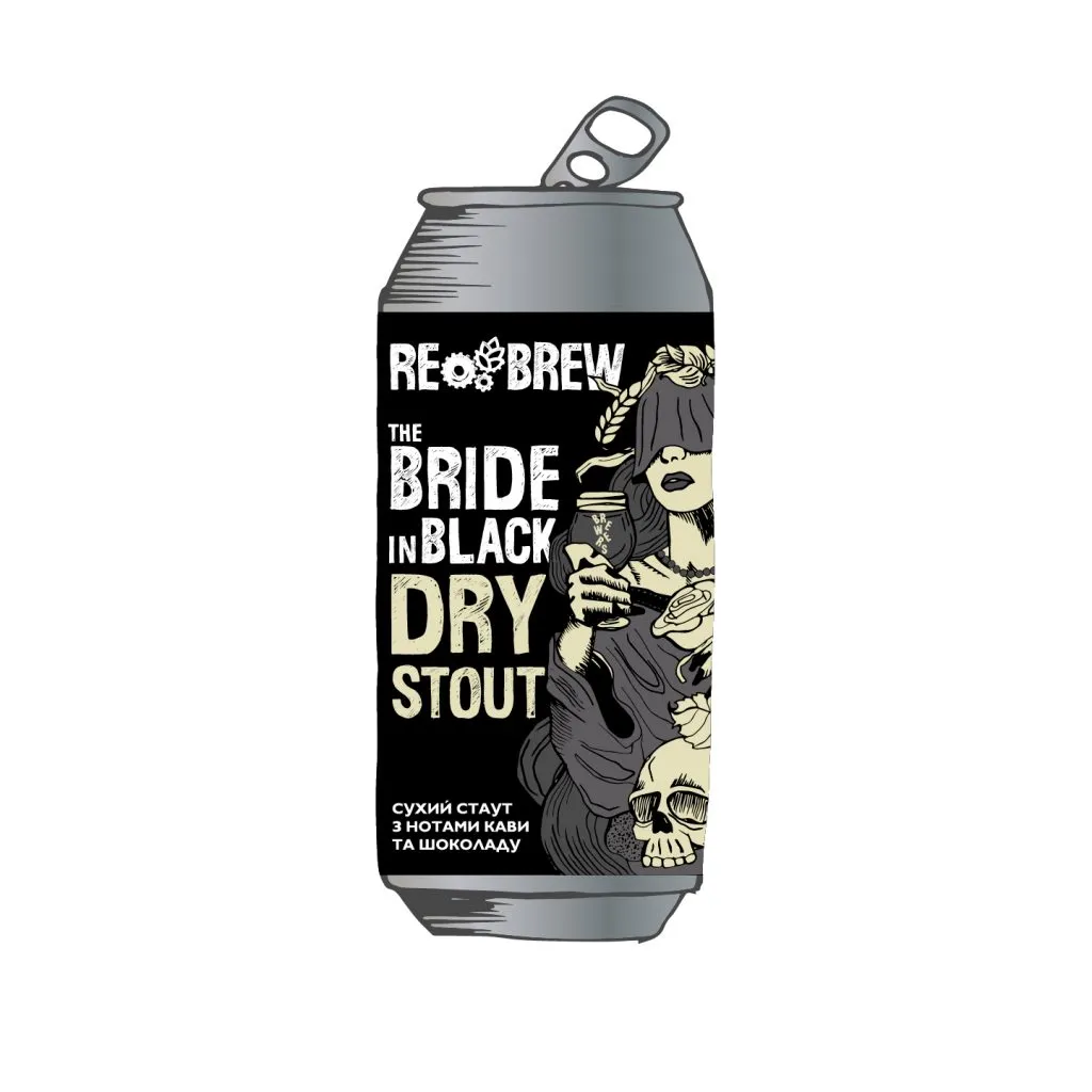 [100002101] The Bride In Black Dry Stout, 0.5 л