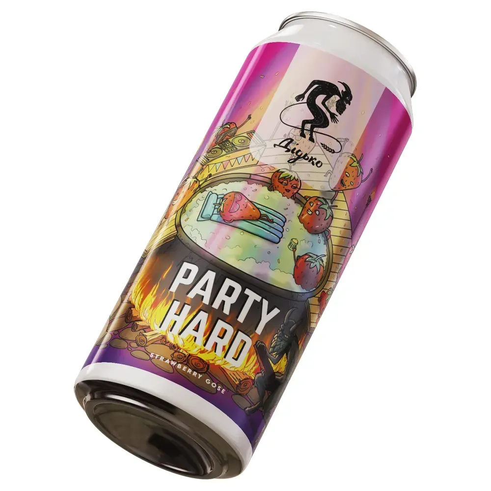 [100002181] Party Hard: Strawberry GoB180se Gose, 0.33л
