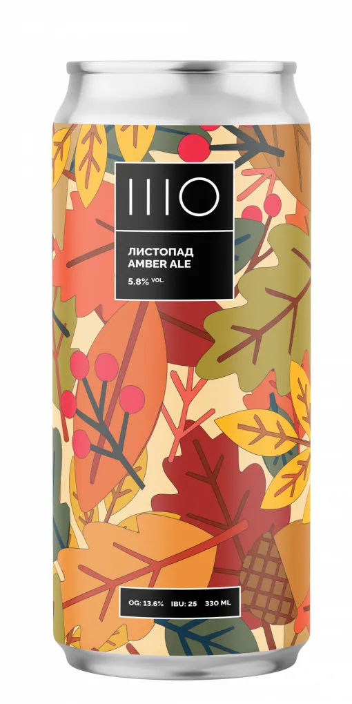 [100002228] Листопад Amber Ale, 0.33л